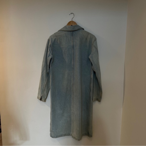 TNA - long, light blue, denim jacket - Picture 2 of 8